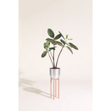 Yield Design Silver Spun Planter