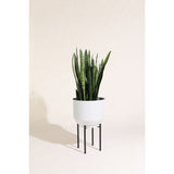 Yield Design Pale Gray Spun Planter