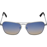 Randolph Engineering Intruder Matte Chrome Sunglasses | Oasis Metallic Nylon AR Skull 58MM IR84406-NY