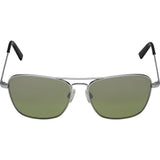 Randolph Engineering Intruder Matte Chrome Sunglasses | Jade Metallic Nylon AR Skull 58MM IR84410-NY