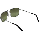 Randolph Engineering Intruder Matte Chrome Sunglasses | Jade Metallic Nylon AR Skull 58MM IR84410-NY