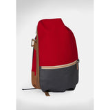 Cote et Ciel Isar Multi Touch Cargo Canvas Laptop Backpack | Ruby Red