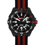 Isobrite T100 Limited Concept Men's Watch Black-Red | Nylon ISO100NTR