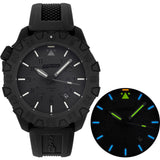 AmourLite Isobrite Squadron Series T100 Tritium Illuminated Automatic Watch | Stealth Black
