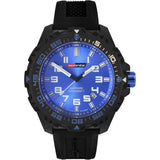 Isobrite T100 Valor Polycarbonate Men's Watch Black-Blue | Silicone ISO301