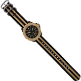 Isobrite T100 Limited Concept Men's Watch Tan-Black | Nylon ISO304NTT