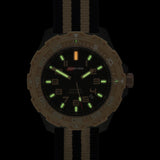Isobrite T100 Limited Concept Men's Watch Tan-Black | Nylon ISO304NTT
