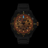 Isobrite T100 Valor Polycarbonate Men's Watch Black-Orange | Polyurethane ISO312