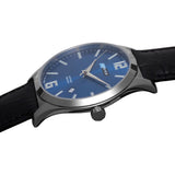 Isobrite Grand Slimline Series ISO906 Blue-Black Watch | Leather