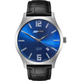 Isobrite Grand Slimline Series ISO906 Blue-Black Watch | Leather