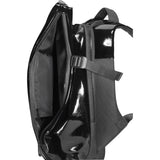 Cote&Ciel Isar Shine Laquered Polymer Backpack | Liquid Black 28468