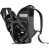Cote&Ciel Isar Shine Laquered Polymer Backpack | Liquid Black 28468