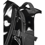 Cote&Ciel Isar Shine Laquered Polymer Backpack | Liquid Black 28468