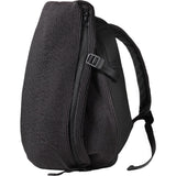 Cote&Ciel Isar Small Furrowed Nylon Backpack | Powder Black 28483