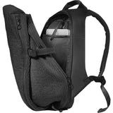 Cote&Ciel Isar Small Furrowed Nylon Backpack | Powder Black 28483