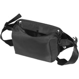 Cote&Ciel Isarau Laquered Polymer Sling Bag | Liquid Black 28469