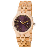 Tense Yukon Discovery Men's Watch Maplewood - Violet | J5200M-V