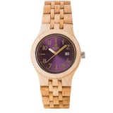 Tense Yukon Discovery Men's Watch Maplewood - Violet | J5200M-V