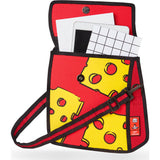 Jump From Paper Cheese Printed Shoulder Bag | Red