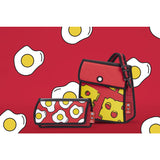 Jump From Paper Cheese Printed Shoulder Bag | Red