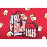 Jump From Paper Popcorn Printed Backpack | Red