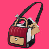 Jump From Paper Outer Stripe Handbag