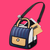 Jump From Paper Outer Stripe Handbag