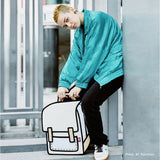 JumpFromPaper Spaceman Junior Influencer Backpack | Brown Rice