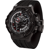 Jorg Gray JG2500-22 Black Football Timer Movement Men's Watch | Silicone