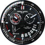 Jorg Gray JG2500-22 Black Football Timer Movement Men's Watch | Silicone