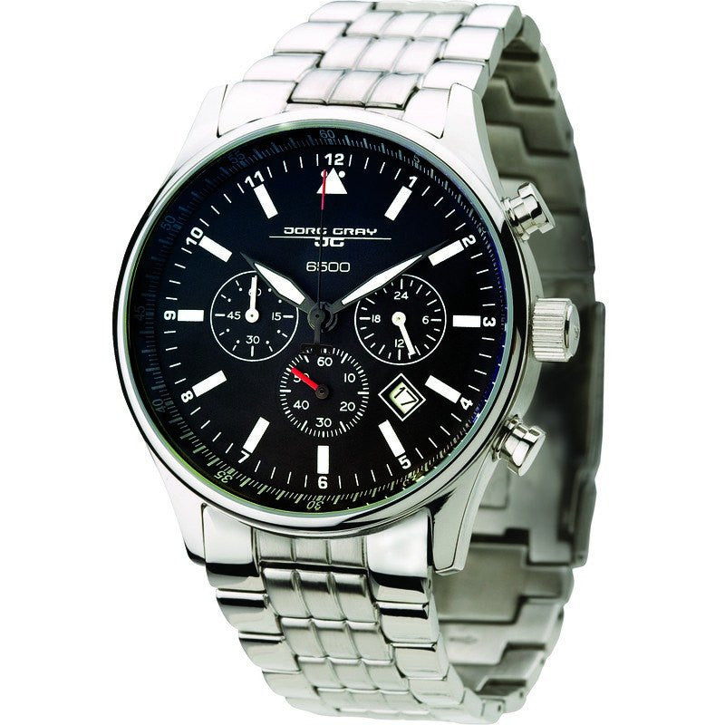 Jorg Gray JG6500-71 Black Carbon Chronograph Mens Watch – Sportique