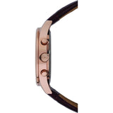 Jorg Gray JG6600-21 Black w/ Gold Chronograph Men's Watch | Leather