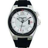 Jorg Gray JG8300-11 White Three Hand Men's Watch | Silicone