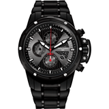 Jorg Gray JG8500-24 Black Chronograph Men's Watch | Steel