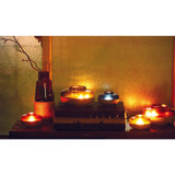 JIA Inc Lantern & Shade Tealight Holder | Green- JLT320