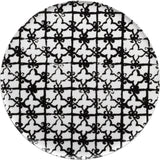 JIA Inc Limited Edition MerciXPaola Patterned Plates | Black/White