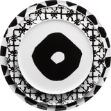 JIA Inc Limited Edition MerciXPaola Patterned Plates | Black/White