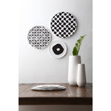 JIA Inc Limited Edition MerciXPaola Patterned Plates | Black/White