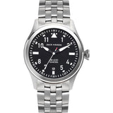 Jack Mason Aviator Black 3-Hand Stainless Steel Watch | Steel JM-A101-010