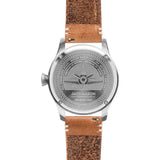 Jack Mason Gray Aviator 3-Hand Stainless Steel Watch 42mm | Tan Leather JM-A101-204