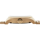 Jack Mason Black Aviator 3 Hand Gold Watch | Gold Steel JM-A101-308