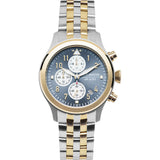 Jack Mason Gray Aviator Chronograph Watch 36mm | Two Tone Steel JM-A202-225