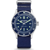 Jack Mason Navy Diver 3 Hand Stainless Steel | Navy Nylon JM-D101-015