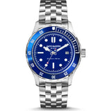 Jack Mason Cobalt Diver 3-Hand Stainless Steel Watch | Steel JM-D101-017