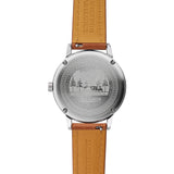 Jack Mason Green Field Sub Second Stainless Steel Watch | Tan Leather JM-F401-013