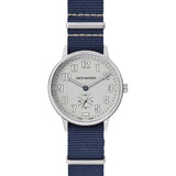 Jack Mason Gray Field Sub Second Stainless Steel Watch | Navy Nylon JM-F401-014
