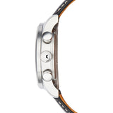 Jack Mason Black Nautical Chronograph Stainless Steel | Black Leather JM-N112-001