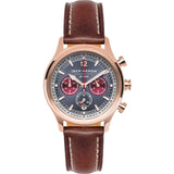 Jack Mason Nautical JM-N202-008 Chronograph Watch | Brown Leather JM-N202-008