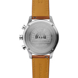 Jack Mason White Nautical Chronograph Stainless Steel Watch | Tan Leather JM-N302-026