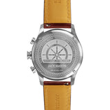 Jack Mason Navy Nautical Chronograph Stainless Steel Watch | Brown Leather JM-N302-102
